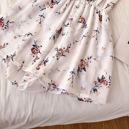 Sleeveless Floral Wide Leg Jumpsuit
