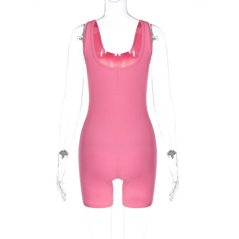 Dulzura Sleeveless Bodycon Romper