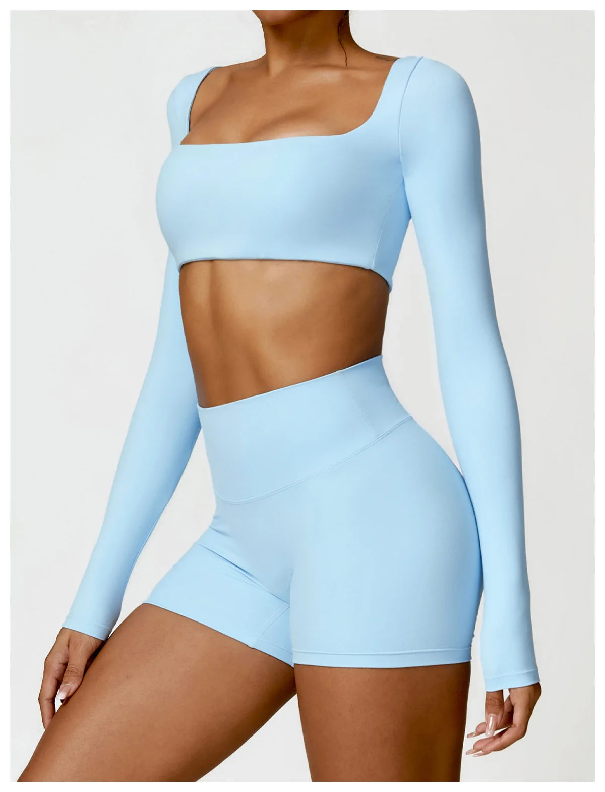 2-Piece Yoga Shorts Fitness Set